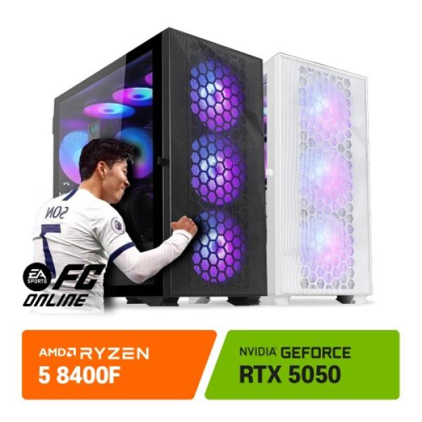 AMD 라이젠5-5세대 8400F(피닉스)/RTX 5050/DDR5 16GB *피파온라인 권장사양 게이밍 컴퓨터 